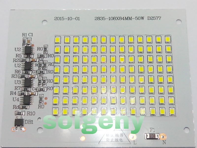 Ricambio Proiettori Faretto 50W LED COB 6000K chip integrato dri