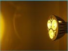 Lampada LED GU10 3W 3X1W 220V Colore Giallo Arancione